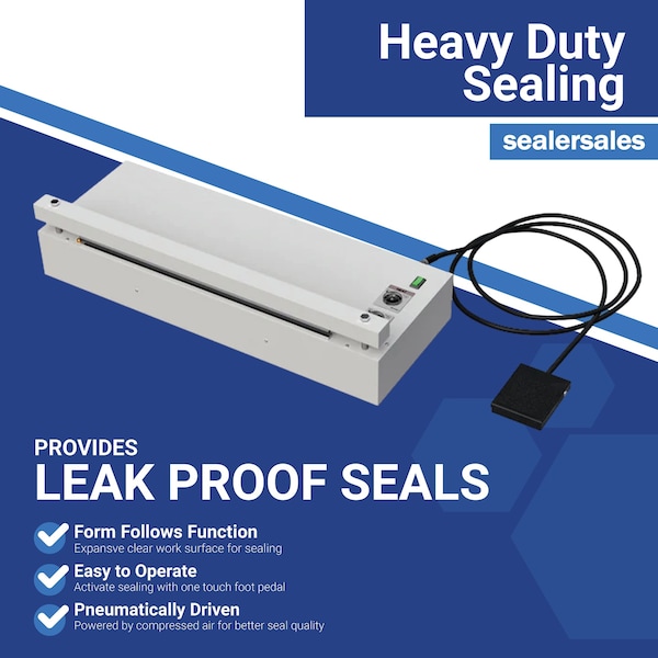 30 Sealer Only - Foot Pedal Pneumatically Operated